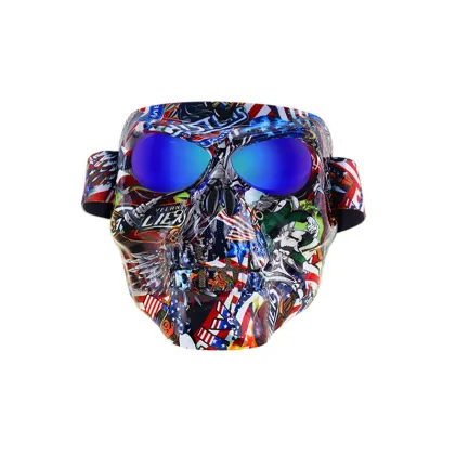2021 Hot Selling Motorcycle Face Mask Goggles USA