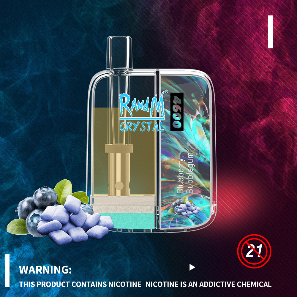 Fashional Randm Crystal 4600 Puffs vape caneta descartável