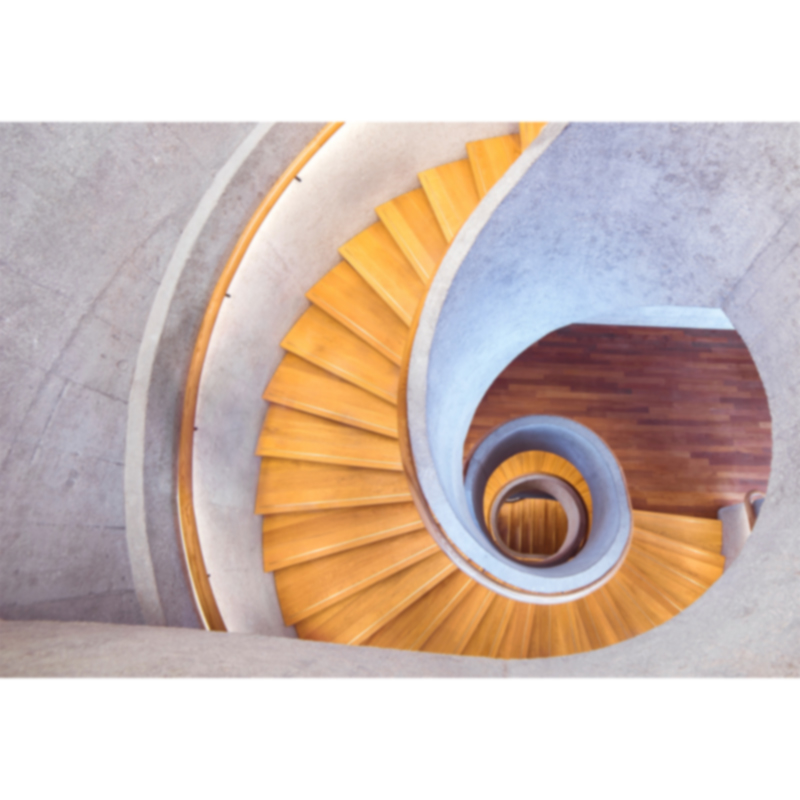 Spiral Stairs Staircase Treads Residential Villa Carbon