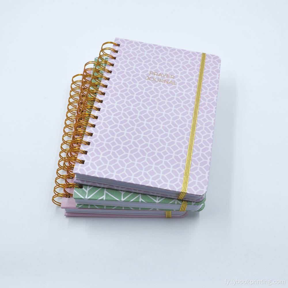 Spiraal Kraft Paper Notebook Aginda Planner School-gebrûk
