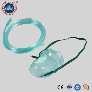CE ISO Approved Medical PVC Oxygen Masks with Reservoir Bag