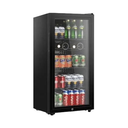 Hertzel 126 Cans Freestanding Beverage Refrigerator Cooler