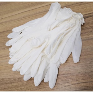 nitrile gloves white color powder free