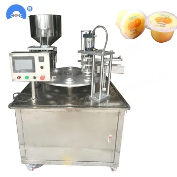 Automatic Jelly Juice Yogurt Cup Filling Sealing Machine For Sale