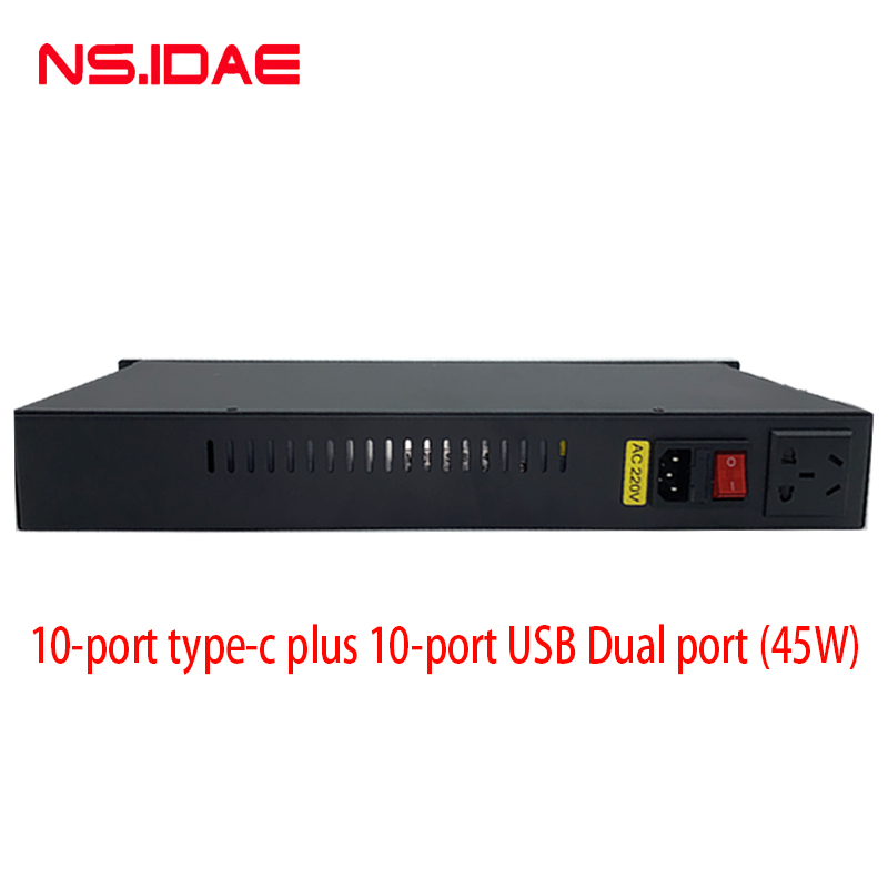 Différents chargeurs de type armoire à double port