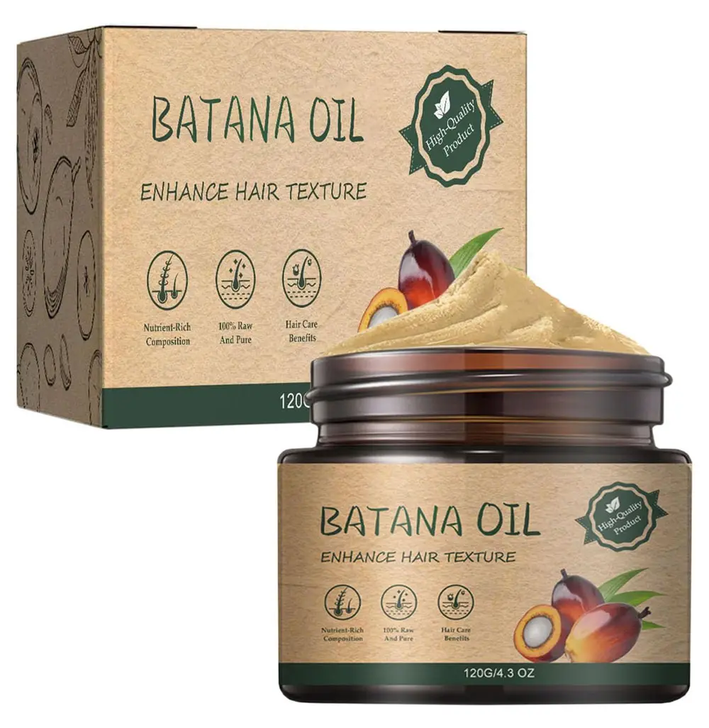 2024 Ofertores de melhor vendedor Organic Batana Batana Butter Butter Cream de Honduras para cuidados com o cabelo, elimina as extremidades divididas