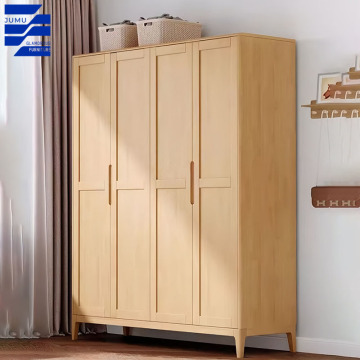 Glamorous Modern High-End Solid Wood Wardrobes for Bedroom Storage