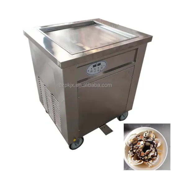 Fried Ice Cream Roll Maker - Single Pan Fry Ice Cream Rolling Machine