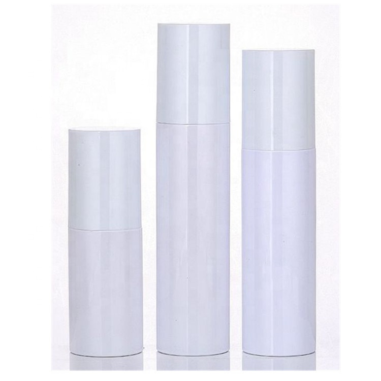 travel white plastic lotion pump bottle