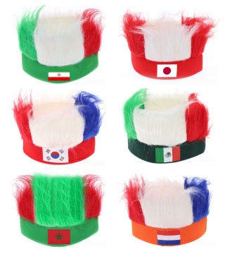 Soccer Team Headgear for World Cup Matches