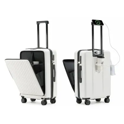 Multifunction Front Opening Luggage Suitcase