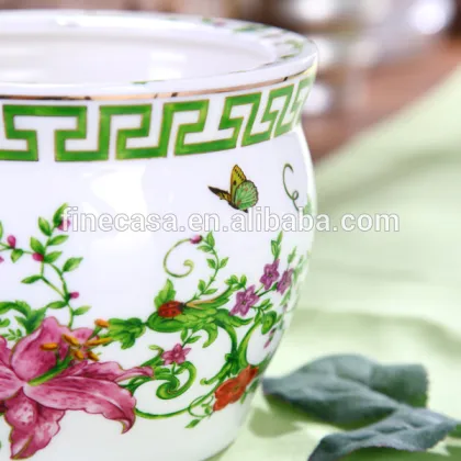 In April Elegant Ceramic Fish Bowl