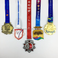 3D -Design Antique Custom Ski Sport Metallmedaille