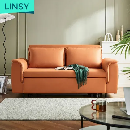Linsy Sofa Cama:Convertible Matrimonial Sofa Bed with Storage