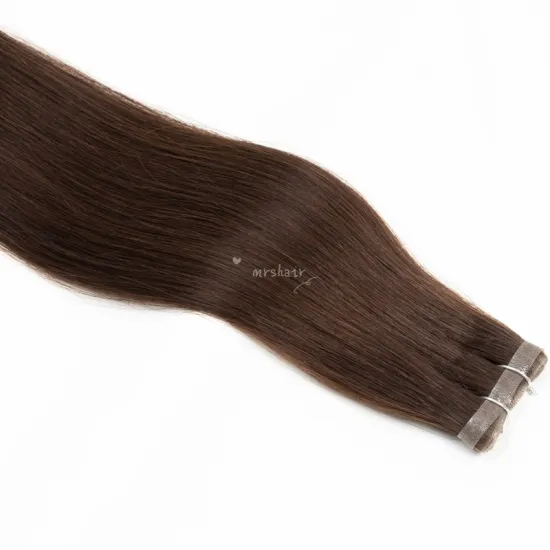 Asian Natural Raw Straight Vietnamese Virgin Double Drawn Brazilian Hair Tape In Hair Extensions Invisible Skin Weft Remy Human