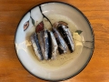 Pesce sardina Olio di soia in scatola 125GX50TINS con scatola