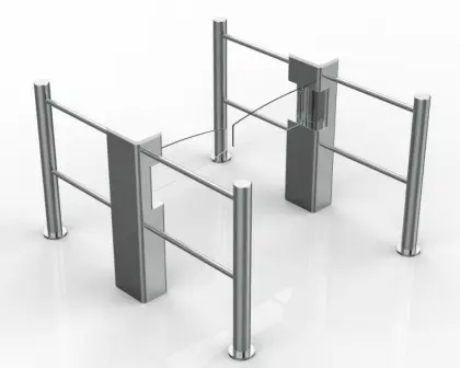 Wide Channel Swing Turnstile Gate