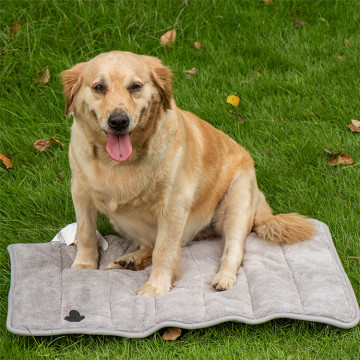 ソフトマイクロファイバーシェニール犬ペットバスドライタオル