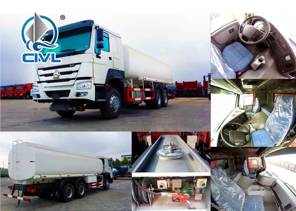 Howo 6x4 Fuel Tanker Truck 25