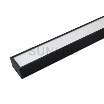 Luz de colgante LED negro moderno - Lámpara de consultorio de aluminio