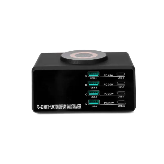 Gsmsources 110W Cell Phone Charging Station: USB PD Wireless Multi-Port Charger for Quick 3.0