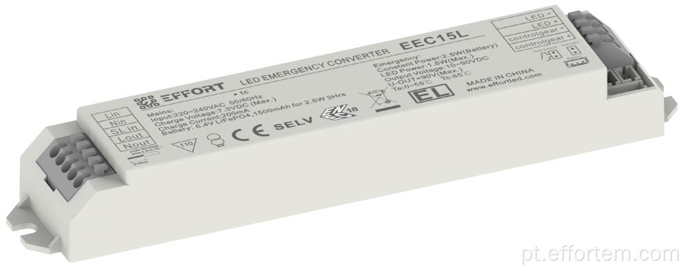 EEC15L/H construído na fonte de alimentação Constand