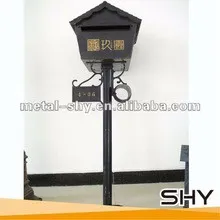 Mail box cast aluminum mail box