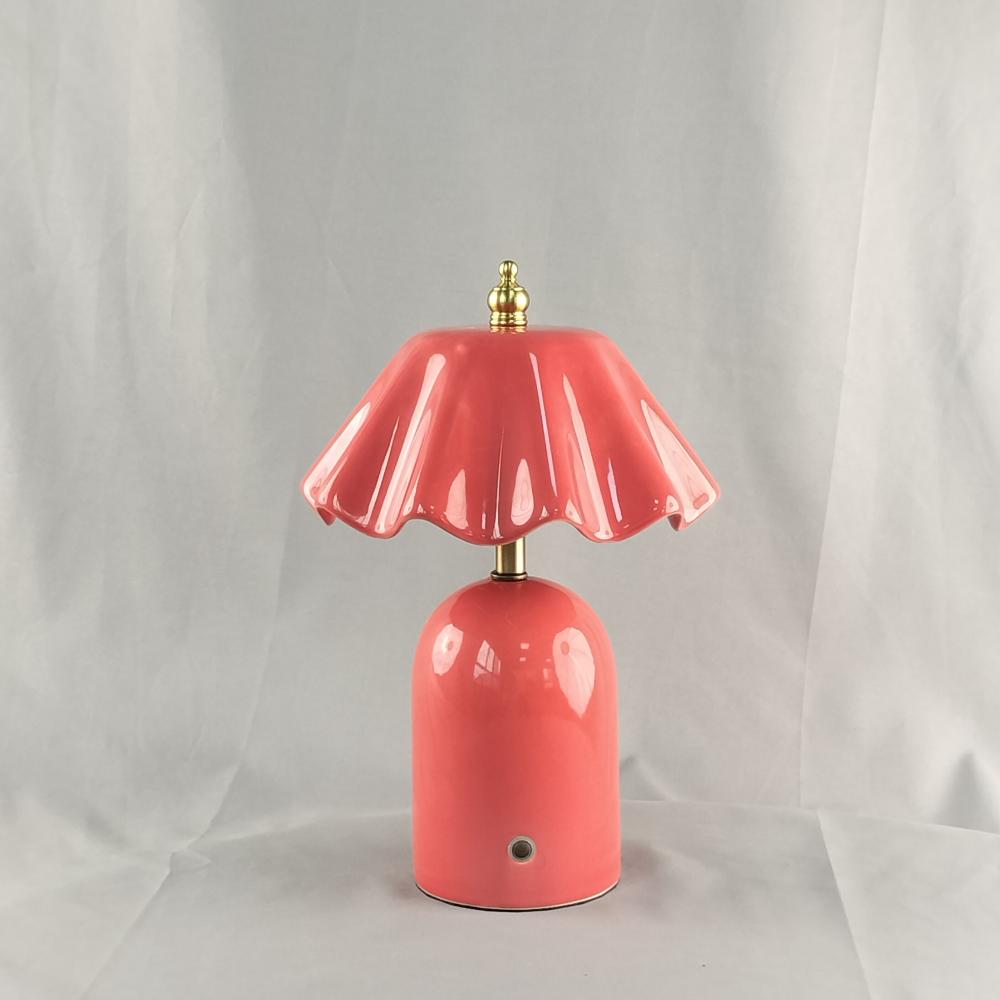 Ceramic Rechargeable Table Lamp Dimmable Night Light (6)