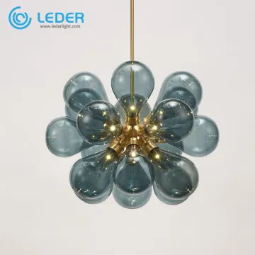 LEDER Glass Chandelier For Living Room