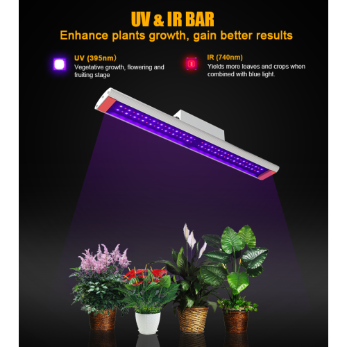 Led Plant Grow Light IR UV Bars 30W