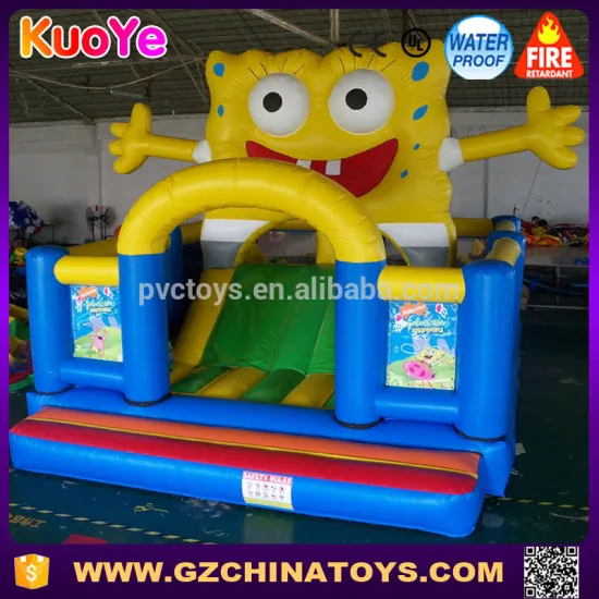 Wholesale popular bouncer spongebob inflatable bounce house for kids