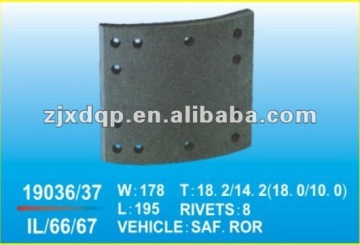 brake pads for truck and trailer