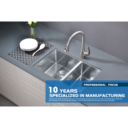 Double Undermount Sink 27inch Undermount Double Bowl Kitchen Sink Factory