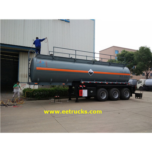 Tri-axle 7000 Gallon Sulfuric Acid Transport Trailers