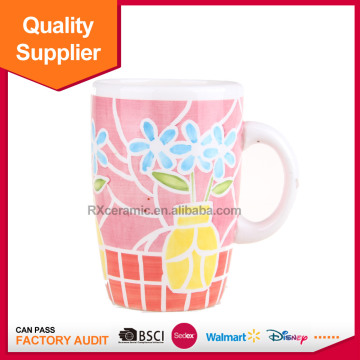 New products fashion classics reactive decal ceramic coffee mug