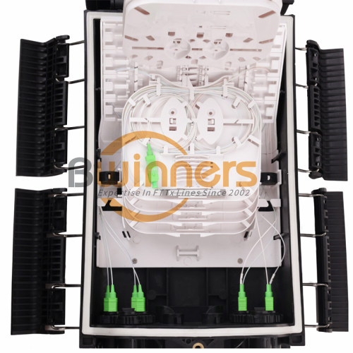 กล่องฮับ IP68 10 พอร์ตกล่องแจกจ่ายเส้นใยกล่องนิรภัยพร้อม MINI SC & MPO
