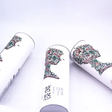 Logo printing wine paper tube box printing