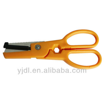 6" Hot sale PVC handle rachet blade garden scissors