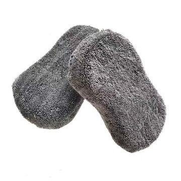 Twisted Loop Wash Pad: Plush Microfiber Car Cleaning Sponge