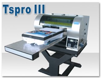 Six Colour Tspro Iii Apparel Digital Flat Bed Inkjet Printer