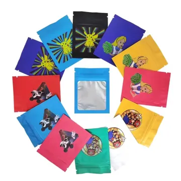 Custom Printed Smell Proof 3.5g Mylar Bags for Cookies