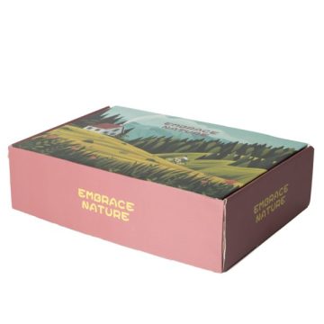 Pink Corrugated Paper Mailer Shipping Boxes