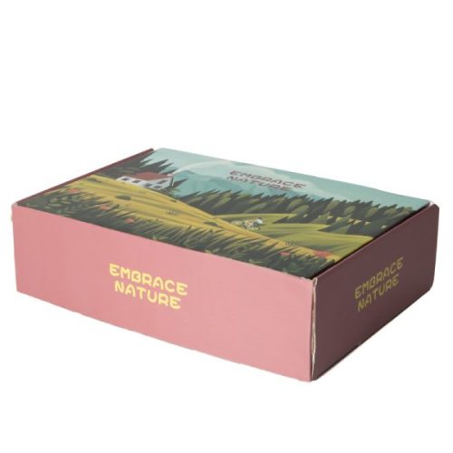 Pink Corrugated Paper Mailer Shipping Boxes