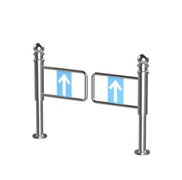 Supermarket Access Control: Single Pole Barrier Swing Gates