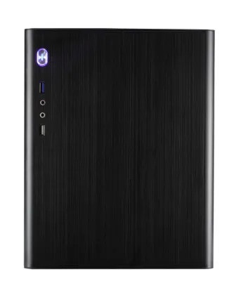 Vertical Micro-atx Mini Tower Computer Cases Black Aluminum