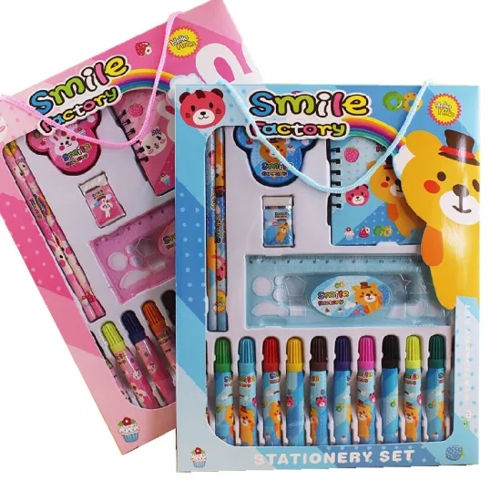 2022 Hotsale Factory Supply School Stationery Set Wholesale & Drawing Stationery