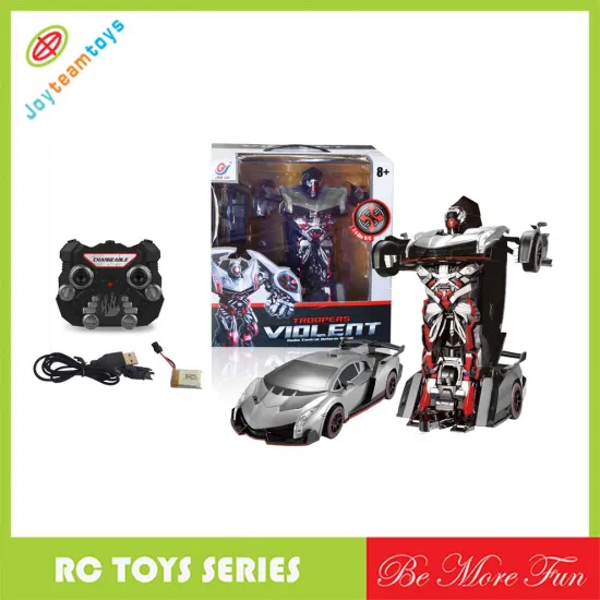 JTR40069 2.4R/C robot RC car transform toys