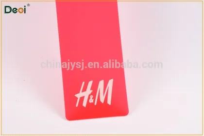 Custom specialty plastic Hang tag