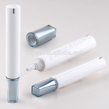 customized round shape plastic tube with surlyn screw cap