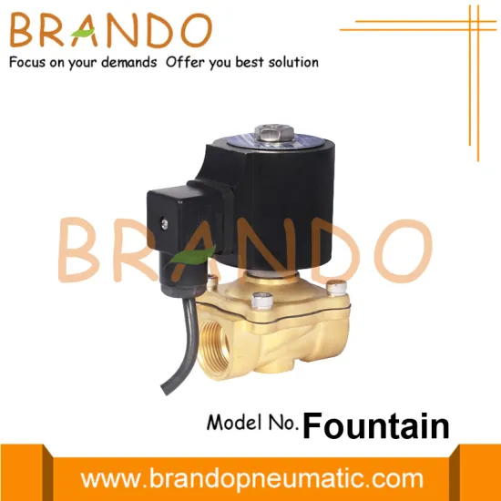 1/2'' IP68 Underwater Fouantain Brass Solenoid Valve 24VDC